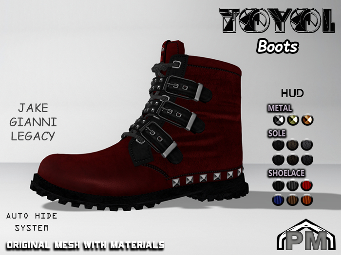 :PM: Cyberpunk Boots Toyol – FATPACK – :PM: 3D